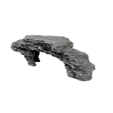 Dekor szikla bújó terráriumokba, szürke, 19,5 x 9 x 7 cm