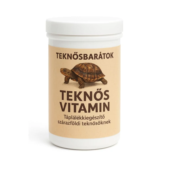 Multivitamin készítmény, táplálékkiegészítő szárazföldi teknősök számára, 40g
