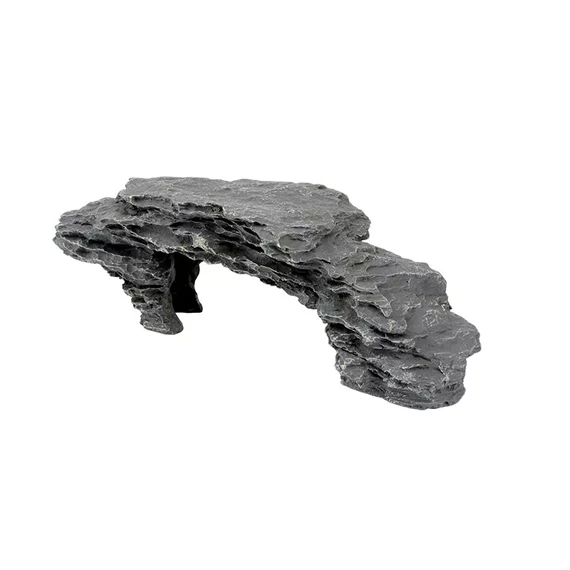 Dekor szikla bújó terráriumokba, szürke, 19,5 x 9 x 7 cm